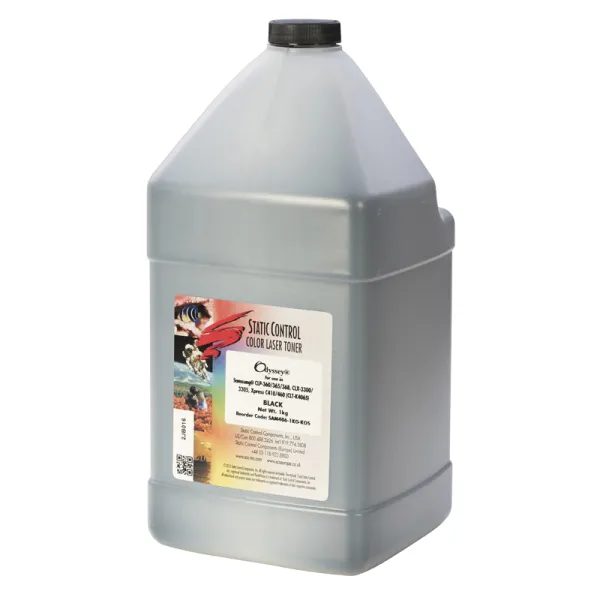 Тонер Samsung CLP-360 флакон, 1 кг, чорний SCC (SAM406-1KG-KOS)