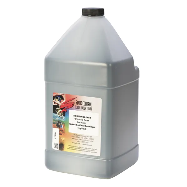 Тонер Brother универсальный TRBUNIVCOL флакон, 1 кг, черный SCC (TRBUNIVCOL-1KGK)
