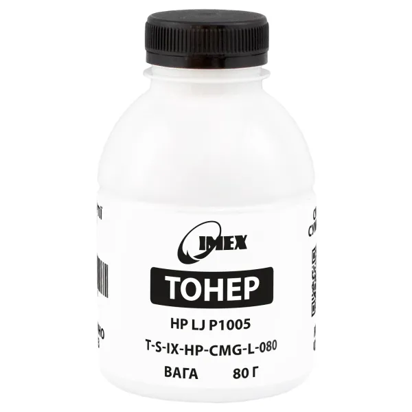 Тонер HP LJ P1005 флакон, 80 г Imex (TSM-CMG-L-080)