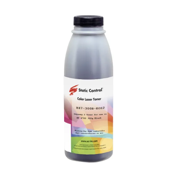 Тонер HP CLJ 4700 флакон, 300 г, чорний SCC (H47-300B-KOS2)
