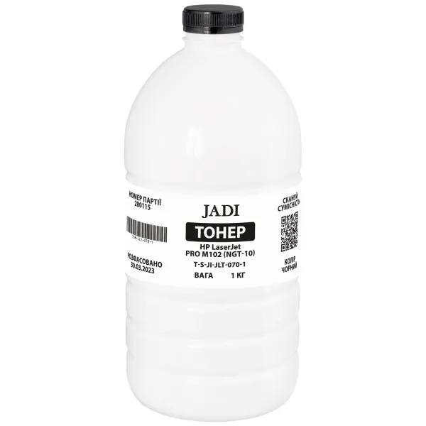 Тонер HP LaserJet Pro M102 (NGT-10) флакон, 1 кг Jadi (TSM-JLT-070-1)