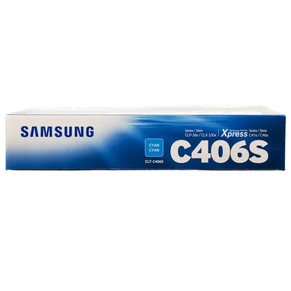 Тонер-картридж CLT-C406S блакитний Samsung (ST986A)