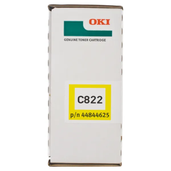Тонер-картридж C822 жовтий Oki (44844625/44844613) - Фото 4