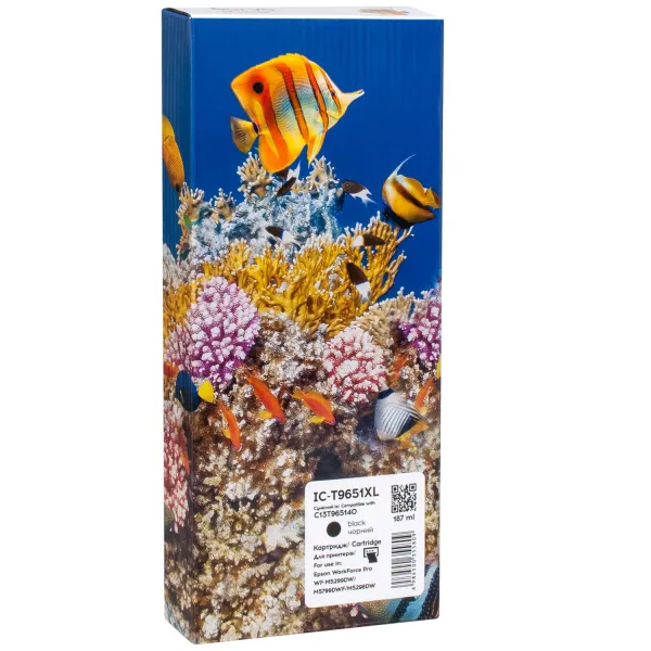 Картридж сумісний Epson T9651 XL (C13T965140) 10K арк, чорний Barva (IC-T9651XL)