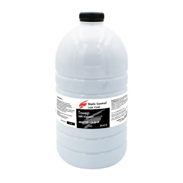 Тонер HP універсальний MPT12 флакон, 1 кг SCC (MPT12-1KG-P)