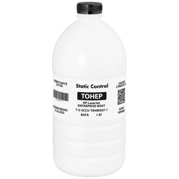 Тонер HP LaserJet Enterprise M507 флакон, 1 кг SCC (TSM-TRHM507-1)