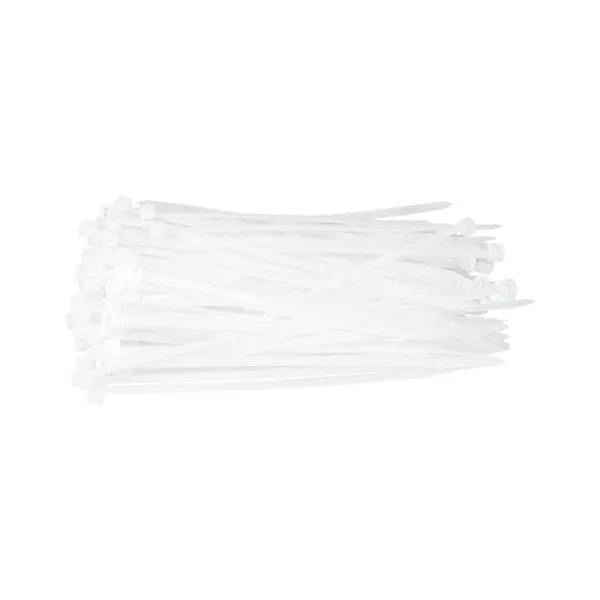 Стяжка кабелю 3,6х250мм, 100 шт, біла Patron (PLA-3.6-250-WH)