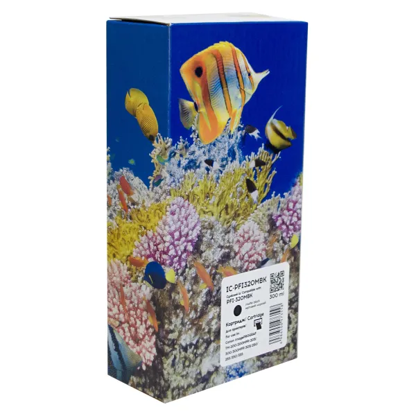 Картридж сумісний Canon PFI-320MBK (2889C001AA) 300 мл, матовий чорний Barva (IC-PFI320MBK)