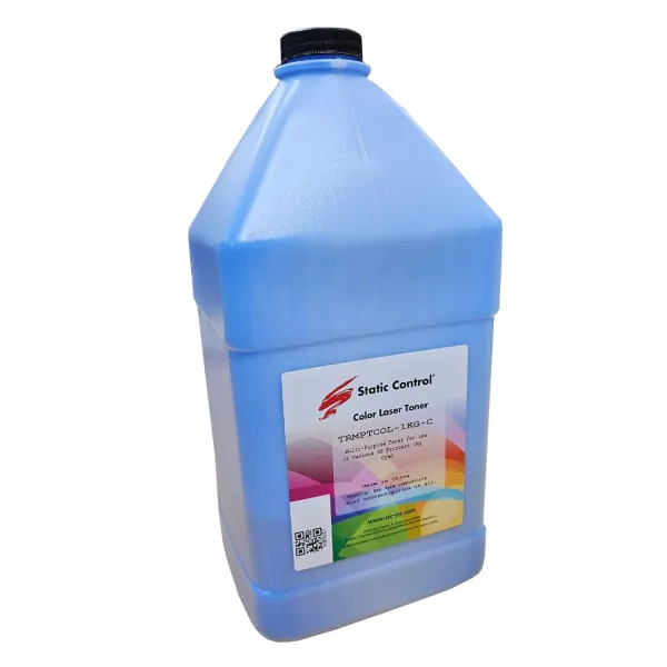 Тонер HP універсальнийTRMPTCOL флакон, 1 кг, блакитний SCC (TRMPTCOL-1KG-C)