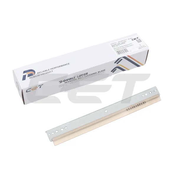 Ракель (лезо очистки) стрічки переносу Konica Minolta Bizhub 4050i, AAJRR70111 140K, двошарове CET (CET281136)
