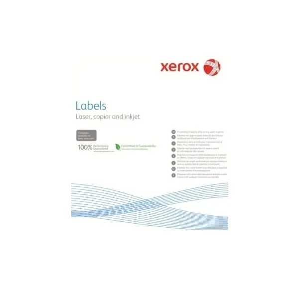 Етикетка самоклеюча Mono Laser 65UP 38.1x21.2mm 100арк. Xerox (003R93177)