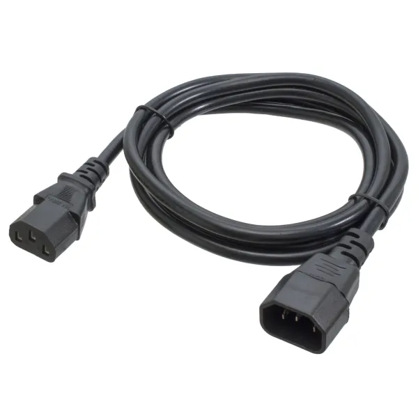 Кабель живлення ПК 1,8 м, 220v, C13-C14 PC-189 Patron (PN-POW-EX-18)