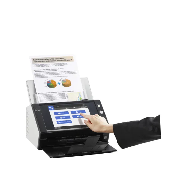 Документ-сканер N7100E A4  Fujitsu (PA03706-B301) - Фото 3