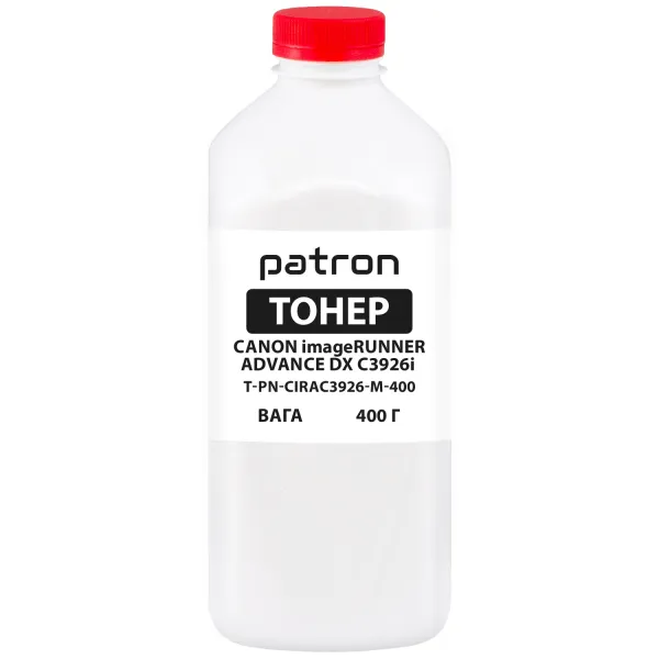 Тонер Canon imageRUNNER ADVANCE DX C3926i пурпурный флакон, 400 г Patron (PN-CIRAC3926-M-400)