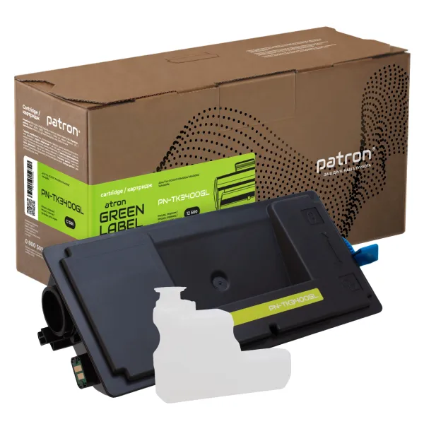 Тонер-картридж сумісний Kyocera Mita TK-3400 Green Label Patron (PN-TK3400GL)