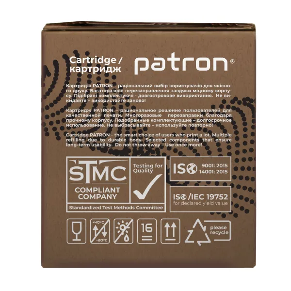 Тонер-картридж сумісний HP 154X (W1540X) Green Label Patron (PN-154XGL) - Фото 3