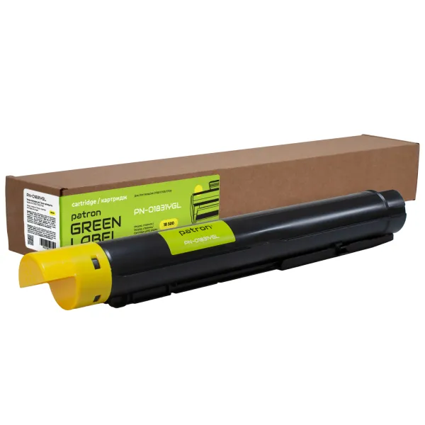 Тонер-картридж сумісний XER 006R01831 Green Label, жовтий Patron (PN-01831YGL)