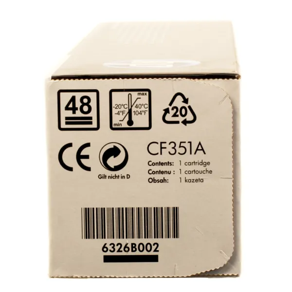 Картридж 130A блакитний HP (CF351A) - Фото 2