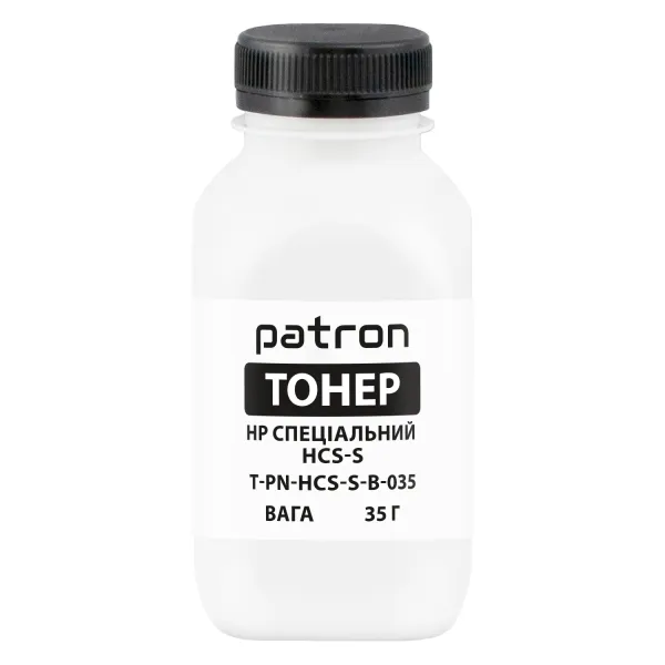 Тонер HP спеціальний HCS-S флакон, 35 г, чорний Patron (PN-HCS-S-B-035)