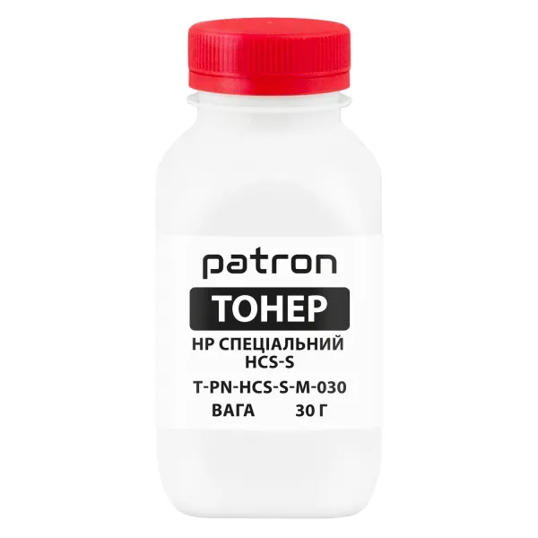 Тонер HP спеціальний HCS-S флакон, 30 г, пурпуровий Patron (PN-HCS-S-M-030)