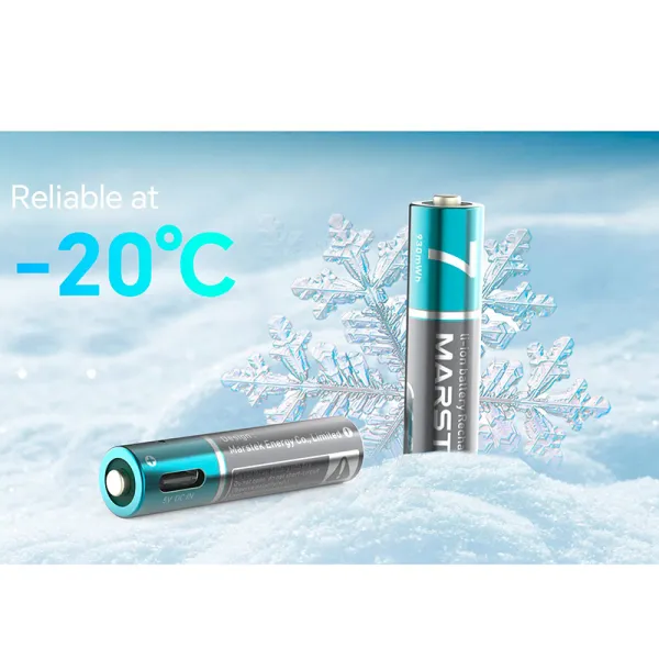 Аккумулятор AAA 930 мВтч, зарядный порт USB Type-C, 4 шт, Marstek (7018C) - Фото 5