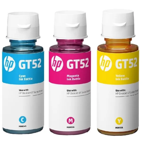 Комплект чорнил GT52 CMY по 70мл CMY HP (SET52HPCMY)