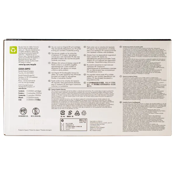 Картридж 05A чорний HP (CE505D) - Фото 2