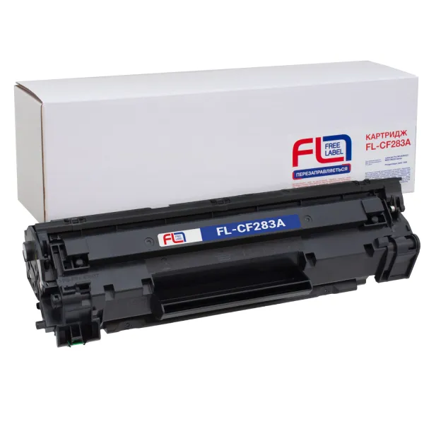 Картридж сумісний HP 83A (CF283A) Free Label (FL-CF283A)
