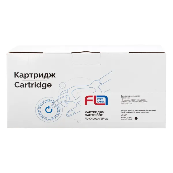 Картридж сумісний HP 92A (C4092A)/Canon EP-22 Free Label (FL-C4092A/EP-22) - Фото 3