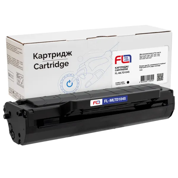Картридж сумісний Samsung MLT-D104S (ML-1660) Free Label (FL-MLTD104S)