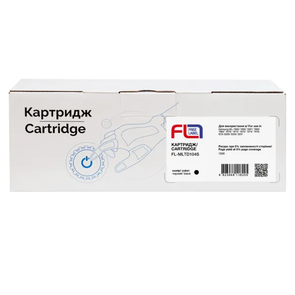Картридж сумісний Samsung MLT-D104S (ML-1660) Free Label (FL-MLTD104S) - Фото 3